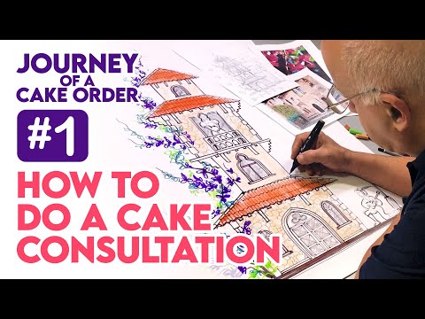 How to do a Cake Consultation - Journey of a Cake Order #1 | Yeners Cake Tips with Serdar Yener