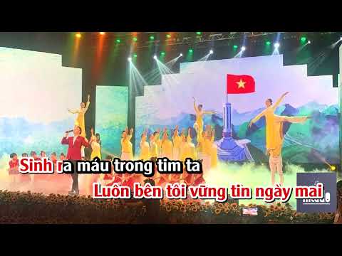 [Karaoke] VIỆT NAM TRONG TÔI LÀ MÁU ĐỎ DA VÀNG - Vũ Thắng Lợi, Hồng Duyên (Có bè)