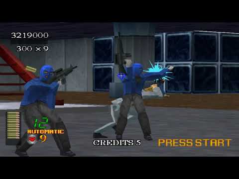 Virtua Cop 2 PC - Gameplay as Michael "Rage" Hardy