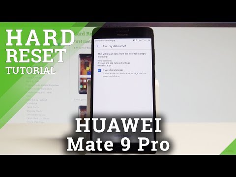 How to Wipe Data in HUAWEI Mate 9 Pro - Factory Reset / Hard Reset