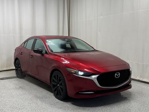2024 Mazda3 GT w/Turbo Auto i-ACTIV AWD in Red for sale at Park Mazda in Sherwood Park, AB