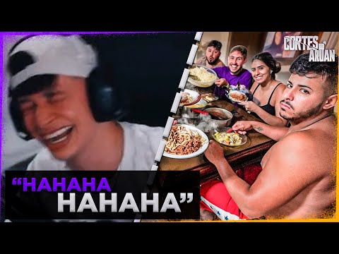 ARUAN REAGE A FIZ A MELHOR JANTA PARA MEUS AMIGOS (DANI NOBREGA) - Cortes do Aruan