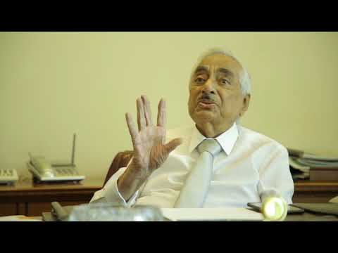 Nehru Centre, the 2019 Xynteo Exchange/India2022 venue, with its architect Mr IM Kadri