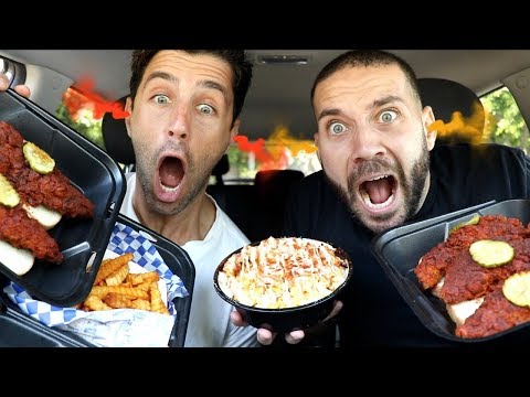 TRYING WORLD'S HOTTEST CHICKEN WITH JOSH AND JOE!! Video