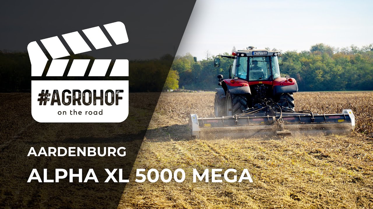 Szárzúzó, mulcsozó, kalapácsos zúzó 5 m (vízszintes tengelyű, összecsukható) / Alpha XL MEGA - 0 % THM