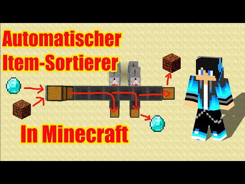 Automatischer Item-Sortierer in Minecraft | Tutorial | einfach