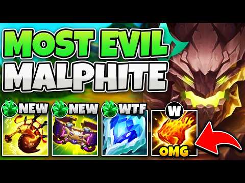 THE MOST DIABOLICAL MALPHITE BUILD TO EVER EXIST... (RIOT PLEASE NERF THIS)