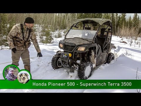 Honda Pioneer 500 - Superwinch Terra 3500 (35SR)