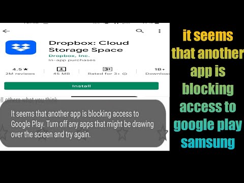 How To Fix it seems that another app is blocking access to google play samsung android 2022