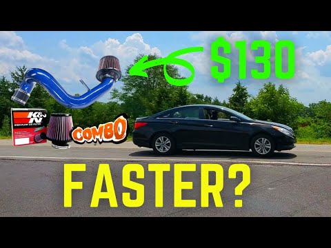 Installing the Cheapest Cold Air Intake on a 2.4L Hyundai Sonata *ITS LOUD!!!*