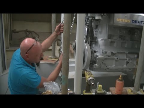 Shibumi Boat Build EP 20 - Fitting the engine and making the Centre bearing plate.