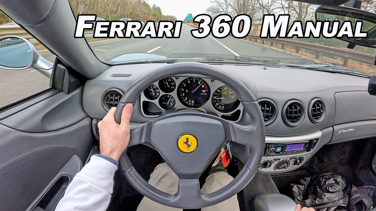2004 Ferrari 360 Modena Gated Manual - Driving The 8500 ...