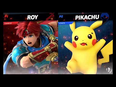 Calabrel (Roy) vs DarkP0tat0 (Pikachu) 4 - Smash Ultimate 9.0.2