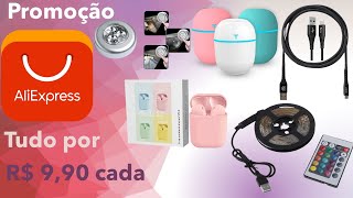 OLHA TUDO QUE COMPREI NA PROMOÇÃO DO R$9,90 NO ALIEXPRESS - UNBOXING