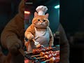 Orange Tabby Cat Making Food Cat Youtubeshorts