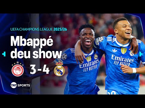 Gols e lances de Olympiacos x Real Madrid