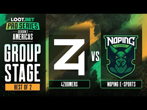 4 Zoomers vs NoPing Game 2 - Pro Series 7 AM: Group Stage w/ rkryptic & neph
