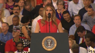 Let us Pray : First Lady Melania Trump leads Prayer..God Bless USA