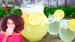 How To Make Homemade Lemonade Using Real Lemons - The Best Lemonade Recipe
