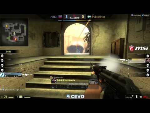 PiTER vs Publiclir.se (CEVO-P Placement Tournament CS:GO Season 8) - Helium & Metuz