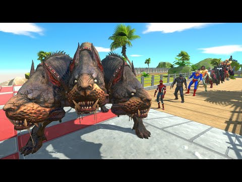 CERBERUS OASIS DEATH RUN - Animal Revolt Battle Simulator