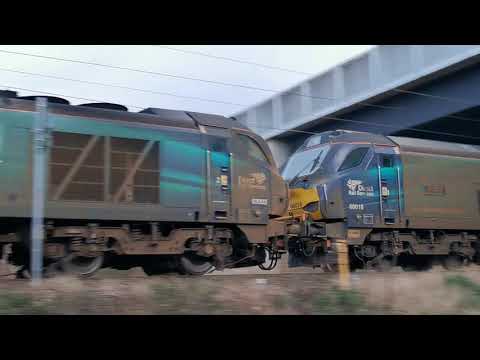 68003/68018 4s44 Daventry - Mossend Yard Modal, 29th December 2022