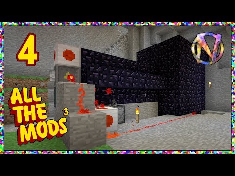 All the Mods 3 - ep 4 - A Big Reactor, Lasered Withers, and New Armor