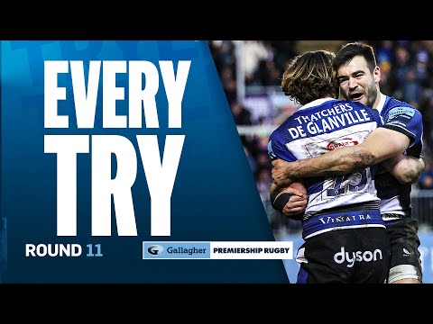 Starting 2024 with a Bang! | Every Round 11 Try! | Gallagher Premiership 2023/24