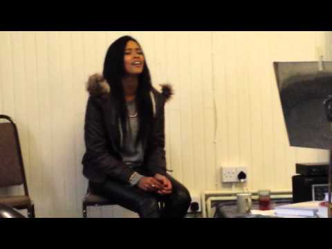 Tamera practicing No More Drama