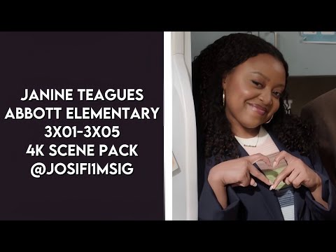 Janine Teagues - Abbott Elementary: 3x01-3x05 | 1080P 4K Scene Pack @josf1lmsig