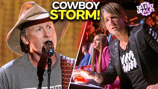 Coaches Had NO IDEA A Cowboy Was About To Stop Them Cold | The Voice