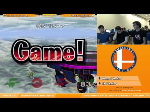 [SMYM 17] iX | Andale + Hindawg vs. Darkrain + Shinobi SSBM Doubles Loser's Quarters