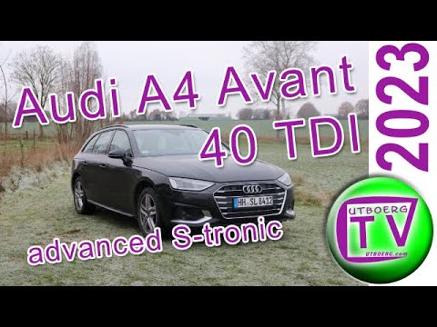 Test Audi A4 Avant 40 TDI advanced - UTBOERG Review, Fahrbericht und Autotest 2023