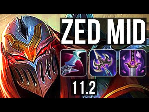 ZED vs KATARINA (MID) | 12/1/12, 700+ games, Legendary, 1.0M mastery | KR Master | v11.2