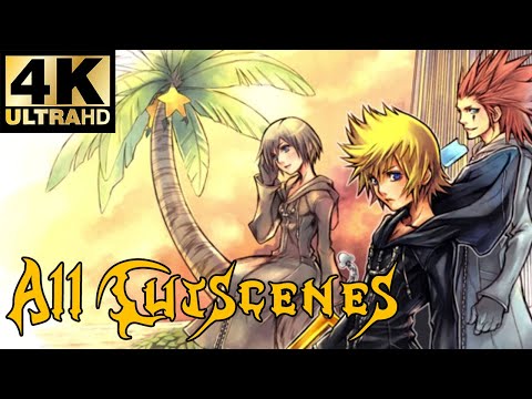 Kingdom Hearts: 358/2 Days - All Cutscenes [4K]