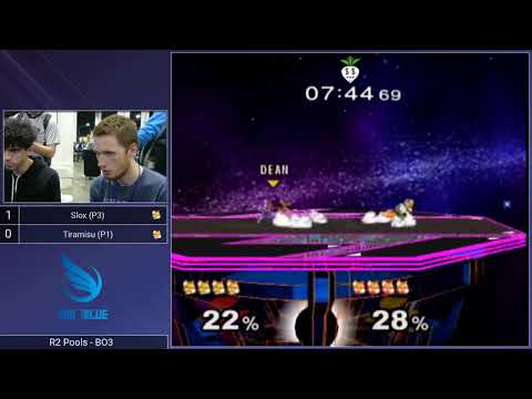Shine 2017 SSBM - Tiramisu (Default Fox) vs. Slox (Red Fox) - Melee Round 2 Pools