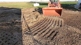 Time to get rid of the pea gravel - Flipping houses country style part 18