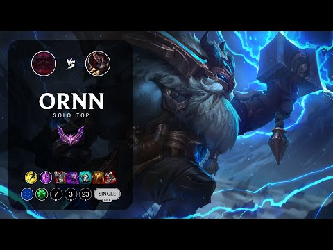 Ornn Top vs Darius - EUW Master Patch 12.23