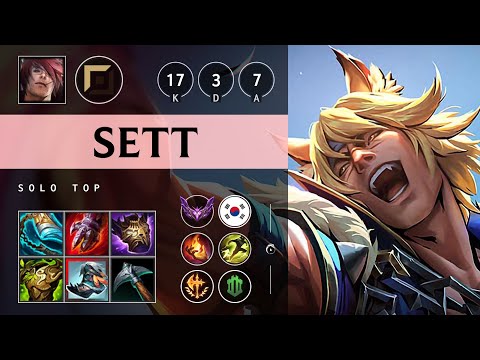 Sett Top vs Aatrox - KR Master Patch 25.19