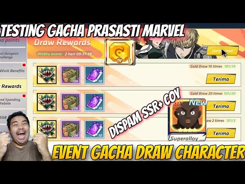 GACHA EVENT DRAW 150x GACHA🔥, DI SPAM SSR+ DONG, TEST GACHA MARVEL - OPM One Hit One Kill