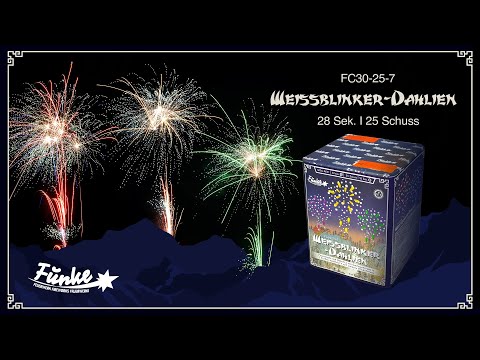 Cakebox 25Sh 30mm - "Weißblinker-Dahlien" [Batch 2020]