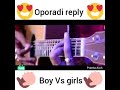 Oporadhi Reply | BOYS vs GIRLS | New Song 2018 | Bengali with Hindi | Abir & Lubna | Arman Alif | HD