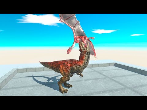 REMASTERED T-REX 1 VS 1 EVERY UNIT ON SKY ARENA | ANIMAL REVOLT BATTLE SIMULATOR