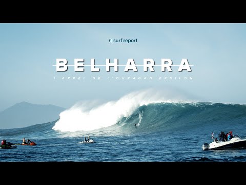 Surfers take on XXL swell rolling in to Belharra Perdun