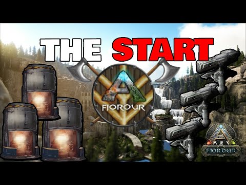 SMALL TRIBES | Starting FRESH On NEW Map Fjordur - ARK