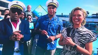 Dylan Dreyer Jumps into Pool on the Today Show 4-9-25