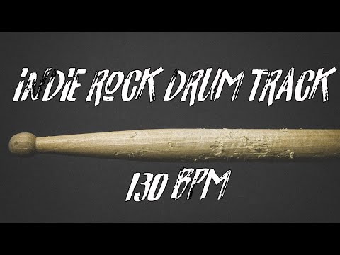 Indie rock drum track 130 bpm
