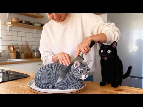 Cat Reaction to Cutting Cake 😺 Cats Reaction Compilation