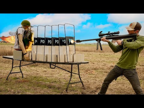 How Many Riots Shields Stop a 50 Cal?