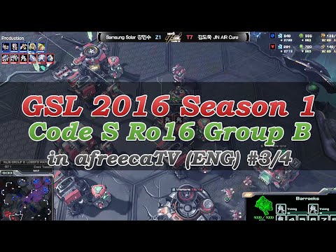 [GSL 2016 Season 1]  Code S Ro16 Group B in AfreecaTV (ENG) #3/4